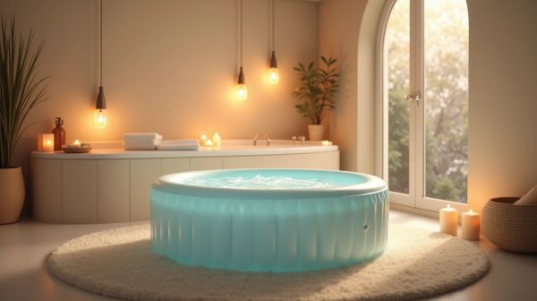 Créer un espace bien-être accessible avec un spa gonflable pas cher