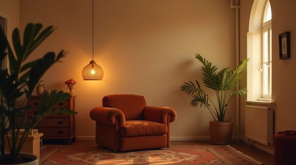 Créer une ambiance chaleureuse avec un luminaire bohème en rotin synthétique